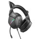 Навушники BOROFONE BO106 Cute cat ear luminous gaming headphones Phantom Cat