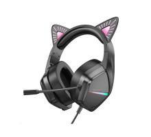 Навушники BOROFONE BO106 Cute cat ear luminous gaming headphones Phantom Cat