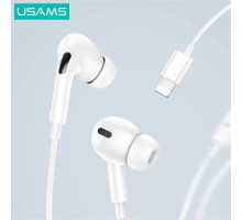 Навушники Usams US-SJ621 EP-41 MAX Lightning In-Ear Earphone 1.2m white