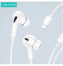 Навушники Usams US-SJ621 EP-41 MAX Lightning In-Ear Earphone 1.2m white