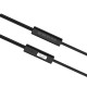 Навушники BOROFONE BM21 Graceful universal earphones with mic Black