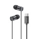 Навушники Usams EP-46 Mini Type-C In-Ear Earphone1.2m Black