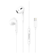 Навушники HOCO M1 Max crystal earphones for iP with mic White