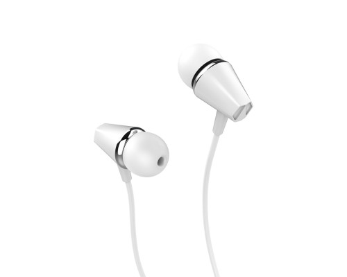 Навушники HOCO M34 honor music universal earphones with microphone White