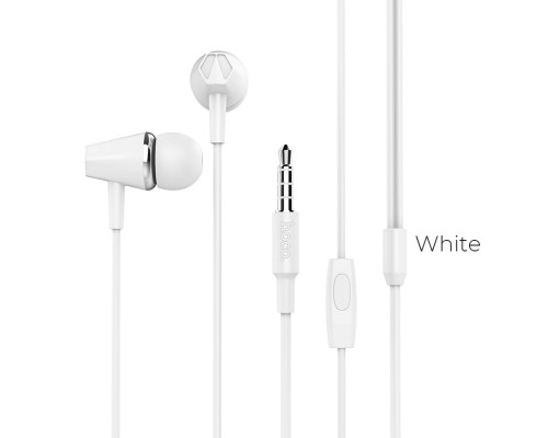 Навушники HOCO M34 honor music universal earphones with microphone White