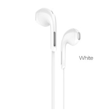 Навушники HOCO M39 Rhyme sound earphones with microphone White