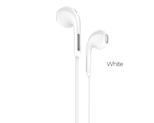 Навушники HOCO M39 Rhyme sound earphones with microphone White