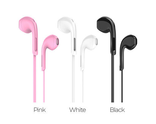 Навушники HOCO M39 Rhyme sound earphones with microphone White