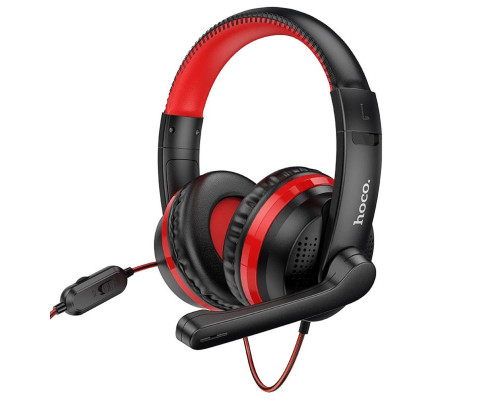 Навушники HOCO W103 Magic tour gaming headphones Red