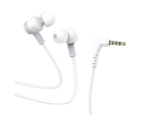 Навушники HOCO M86 Oceanic universal earphones with mic White