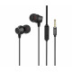 Навушники HOCO M51 Proper sound universal earphones with mic Black