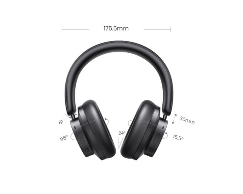 Навушники UGREEN HP106 HiTune Max3 Hybrid Active Noise-Cancelling Headphones (Black)