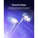 Навушники Baseus Encok CZ11 Wired Earphones Moon White