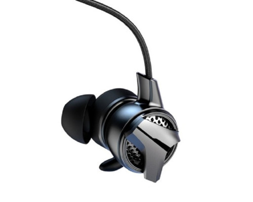 Навушники Baseus GAMO Wired Earphone H15 Black