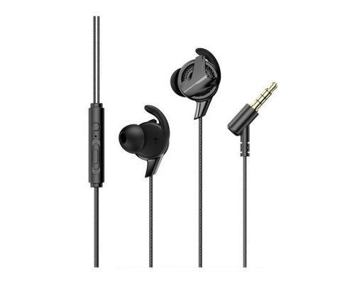 Навушники Baseus GAMO Wired Earphone H15 Black