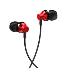 Навушники BOROFONE BM35 Farsighted universal earphones with mic Red