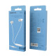 Навушники BOROFONE BM25 Sound edge universal earphones with mic White