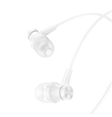 Навушники BOROFONE BM67 Talent universal earphones with mis White