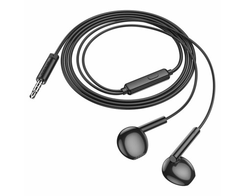 Навушники BOROFONE BM76 Ocean universal earphones with microphone Black