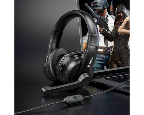 Навушники HOCO W103 Magic tour gaming headphones Black