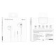 Навушники BOROFONE BM80 Magnificent wire-controlled earphones with microphone White