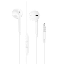 Навушники BOROFONE BM80 Magnificent wire-controlled earphones with microphone White