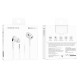 Навушники BOROFONE BM80 Pro Elegant wire-controlled earphones with microphone White