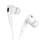 Навушники BOROFONE BM80 Pro Elegant wire-controlled earphones with microphone White