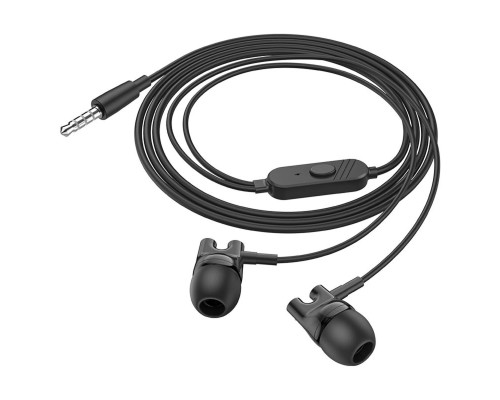 Навушники BOROFONE BM72 Majestic universal earphones with microphone Black