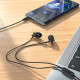 Навушники BOROFONE BM72 Majestic universal earphones with microphone Black