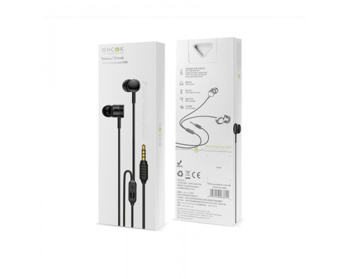 Навушники Baseus Encok Wire Earphone H04 Black