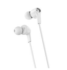 Навушники BOROFONE BM37 Noble sound wire control earphones with mic White