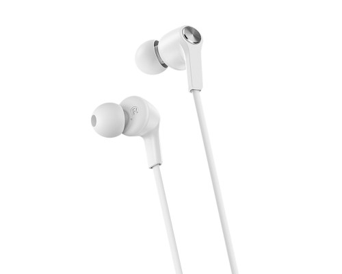 Навушники BOROFONE BM37 Noble sound wire control earphones with mic White