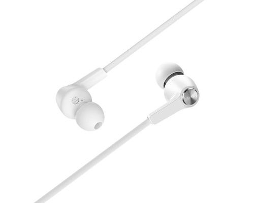 Навушники BOROFONE BM37 Noble sound wire control earphones with mic White