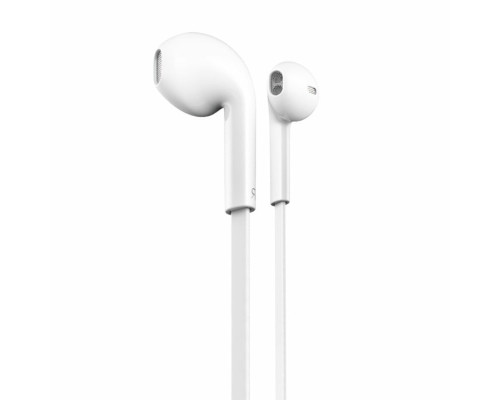 Навушники BOROFONE BM23 Bright sound universal earphones with mic White