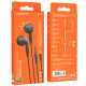 Навушники BOROFONE BM71 Light song universal earphones with mic Black