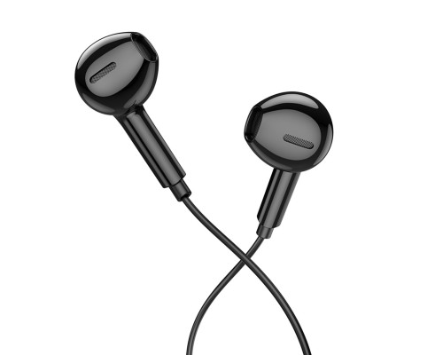 Навушники BOROFONE BM71 Light song universal earphones with mic Black