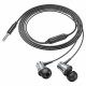 Навушники BOROFONE BM73 Platinum universal earphones with microphone Metal Gray