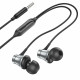 Навушники BOROFONE BM73 Platinum universal earphones with microphone Metal Gray