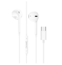 Навушники BOROFONE M80 Magnificent Type-C wire-controlled digital earphones with microphone White