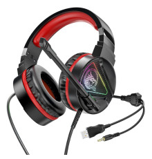 Навушники HOCO W104 Drift gaming headphones Red