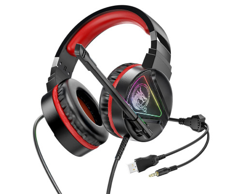 Навушники HOCO W104 Drift gaming headphones Red