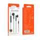 Навушники BOROFONE BM82 Art music digital earphones with mic Black