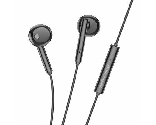 Навушники BOROFONE BM82 Art music digital earphones with mic Black