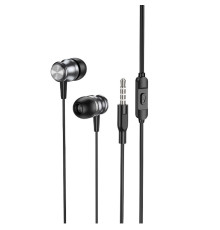 Навушники BOROFONE BM75 Platinum metal universal earphones with microphone Metal Gray