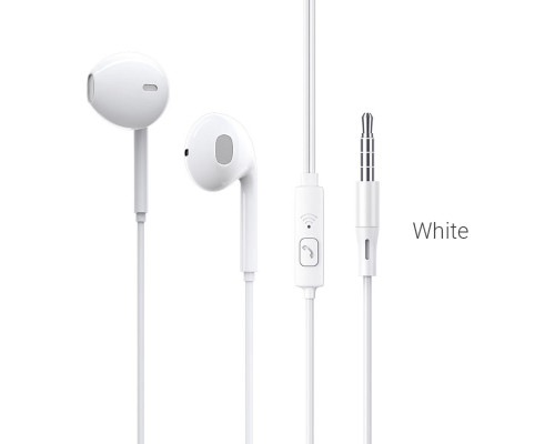 Навушники BOROFONE BM54 Maya Universal Earphones with mic White