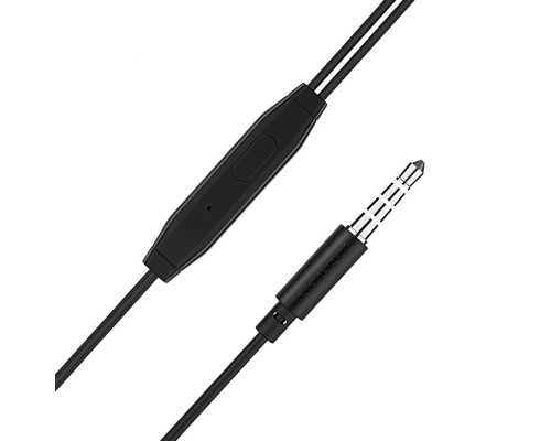 Навушники BOROFONE BM25 Sound edge universal earphones with mic Black