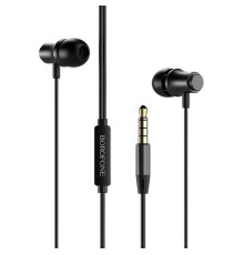 Навушники BOROFONE BM29 Sound edge universal earphones with mic Black