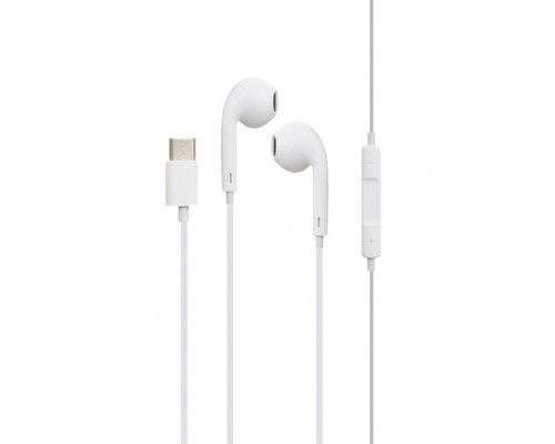 Навушники BOROFONE BM60 Type-C Original series digital earphones White