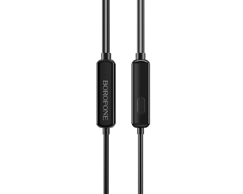 Навушники BOROFONE BM40 Sage universal earphones with mic Black